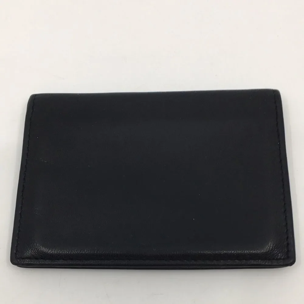 TUMI - Slim Card Case - Black Leather